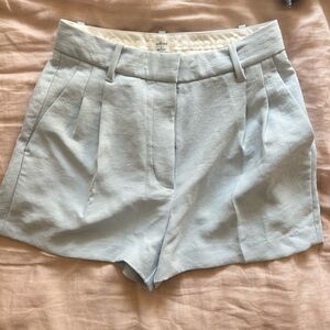 Aritzia Women's Soft Gray High Waist Shorts